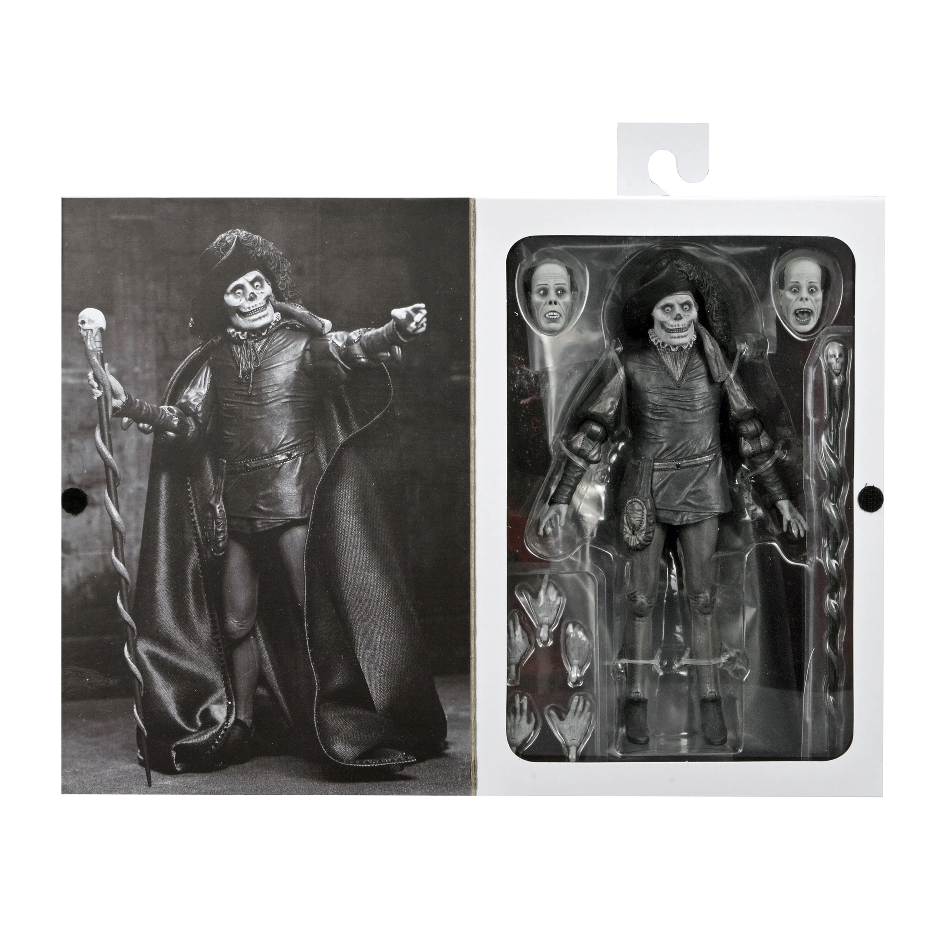The Phantom of the Opera (1925) - Phantom of the Opera "Masque of the Red Death" 7" Scale Action Figure (Black & White) - Image 14