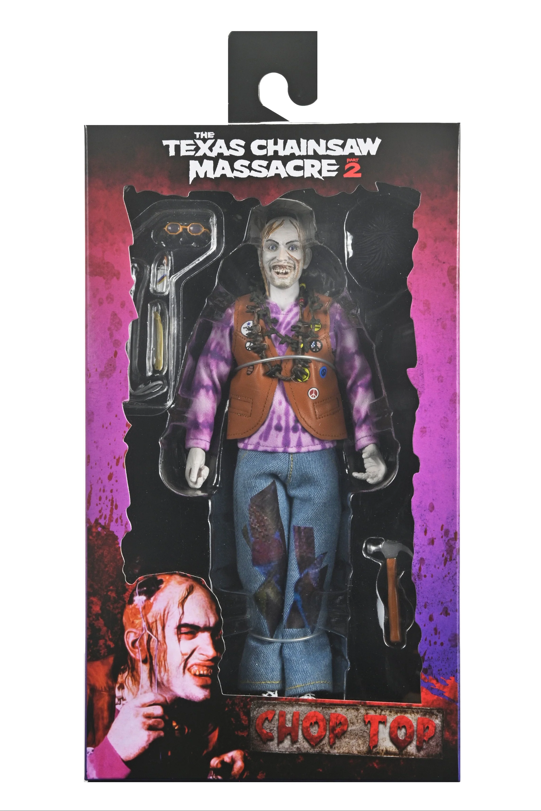 The Texas Chainsaw Massacre 2 - Chop Top 8” Clothed Figure - Image 11