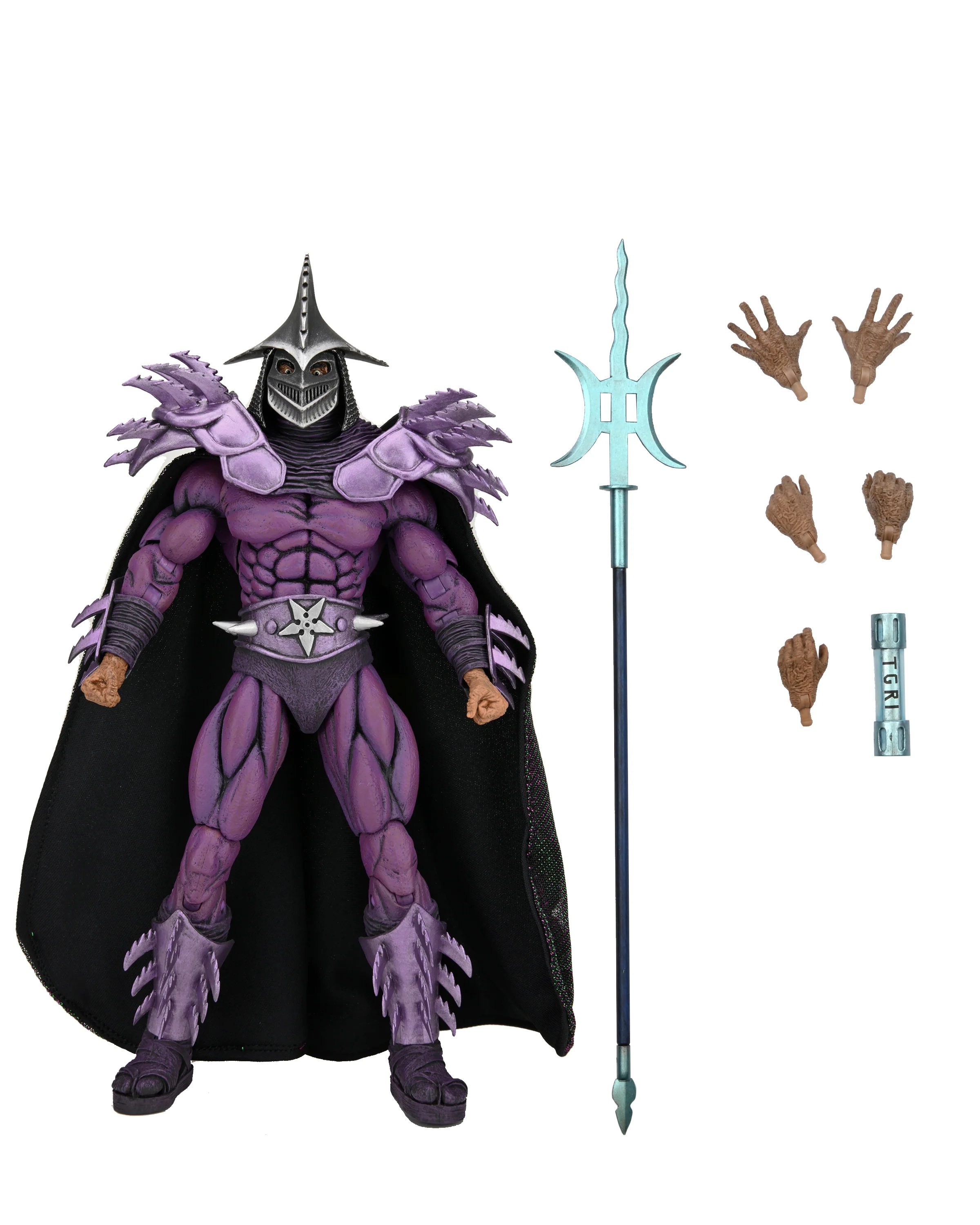 TMNT II: The Secret of the Ooze – 30th Anniversary Super Shredder (European Packaging Homage) 7" Scale Action Figure - Image 10
