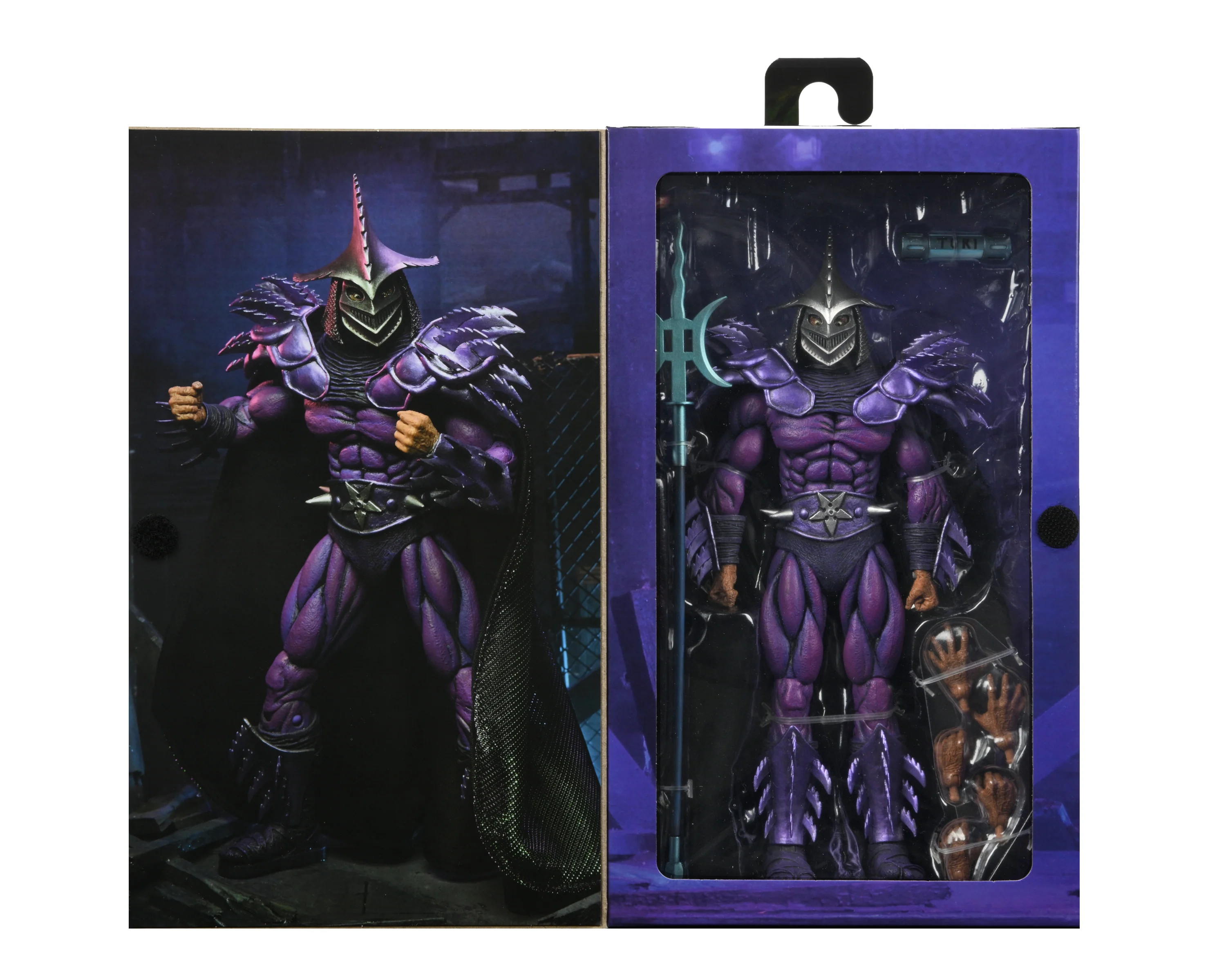 TMNT II: The Secret of the Ooze – 30th Anniversary Super Shredder (European Packaging Homage) 7" Scale Action Figure - Image 11