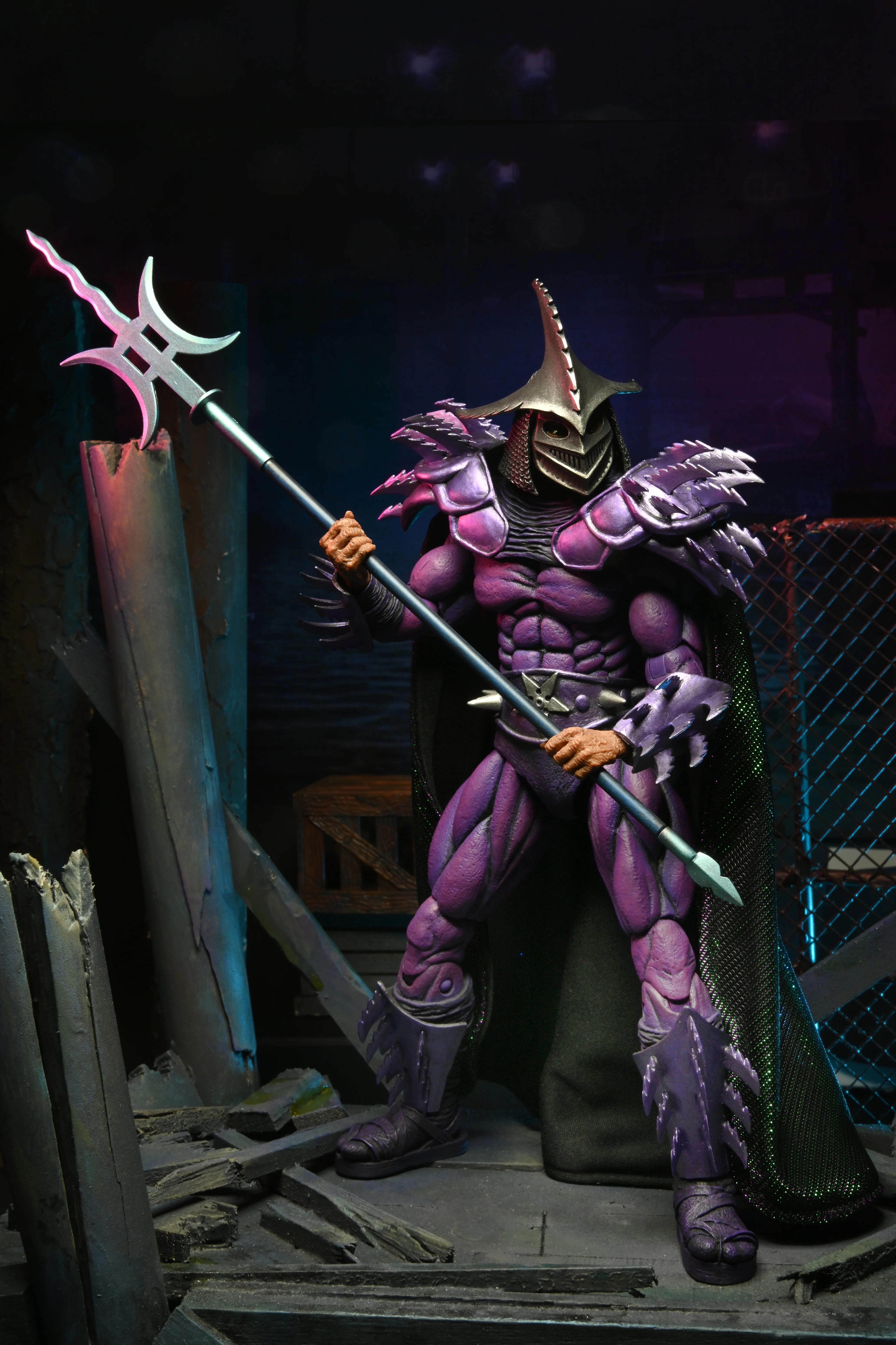 TMNT II: The Secret of the Ooze – 30th Anniversary Super Shredder (European Packaging Homage) 7" Scale Action Figure - Image 2