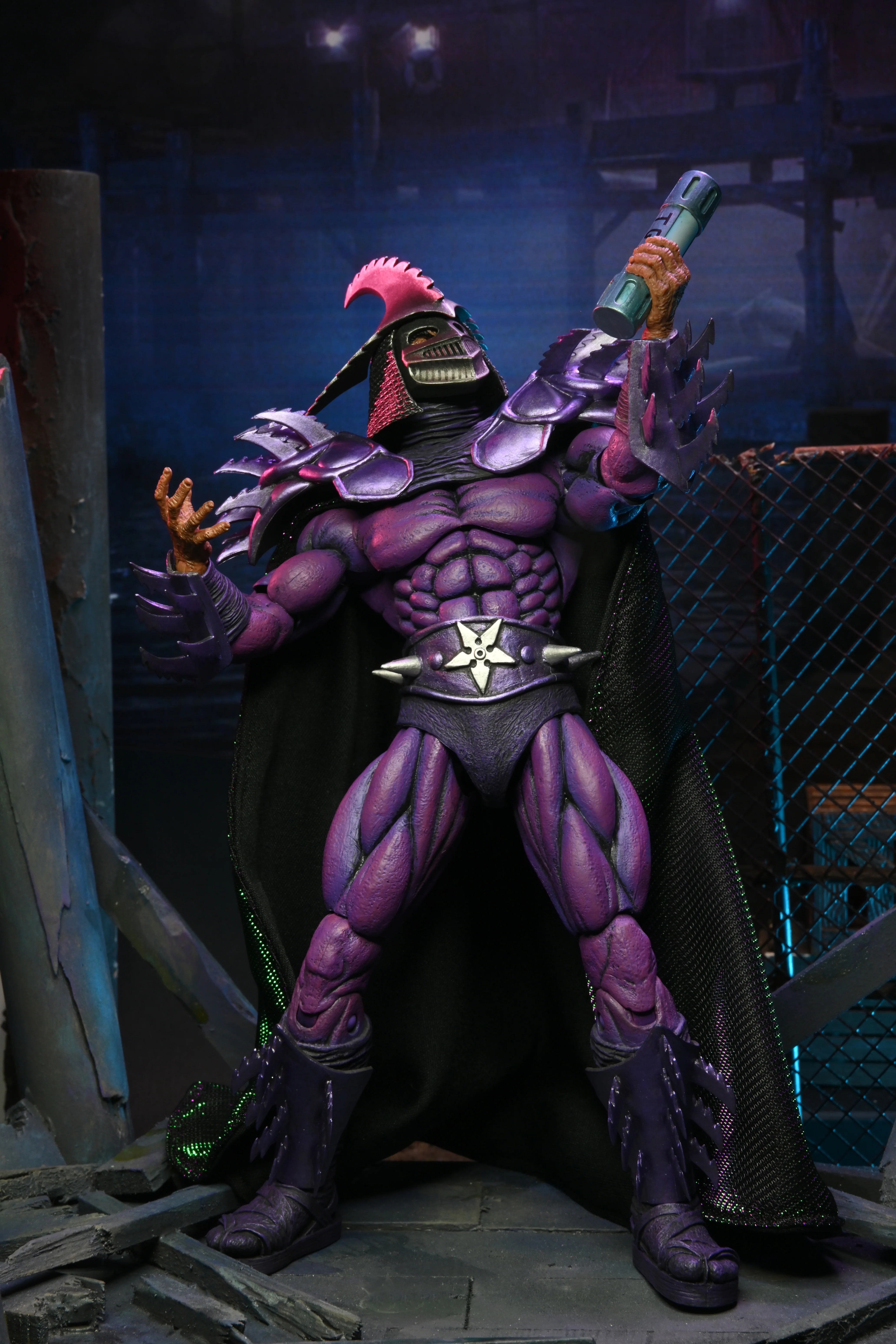 TMNT II: The Secret of the Ooze – 30th Anniversary Super Shredder (European Packaging Homage) 7" Scale Action Figure - Image 3
