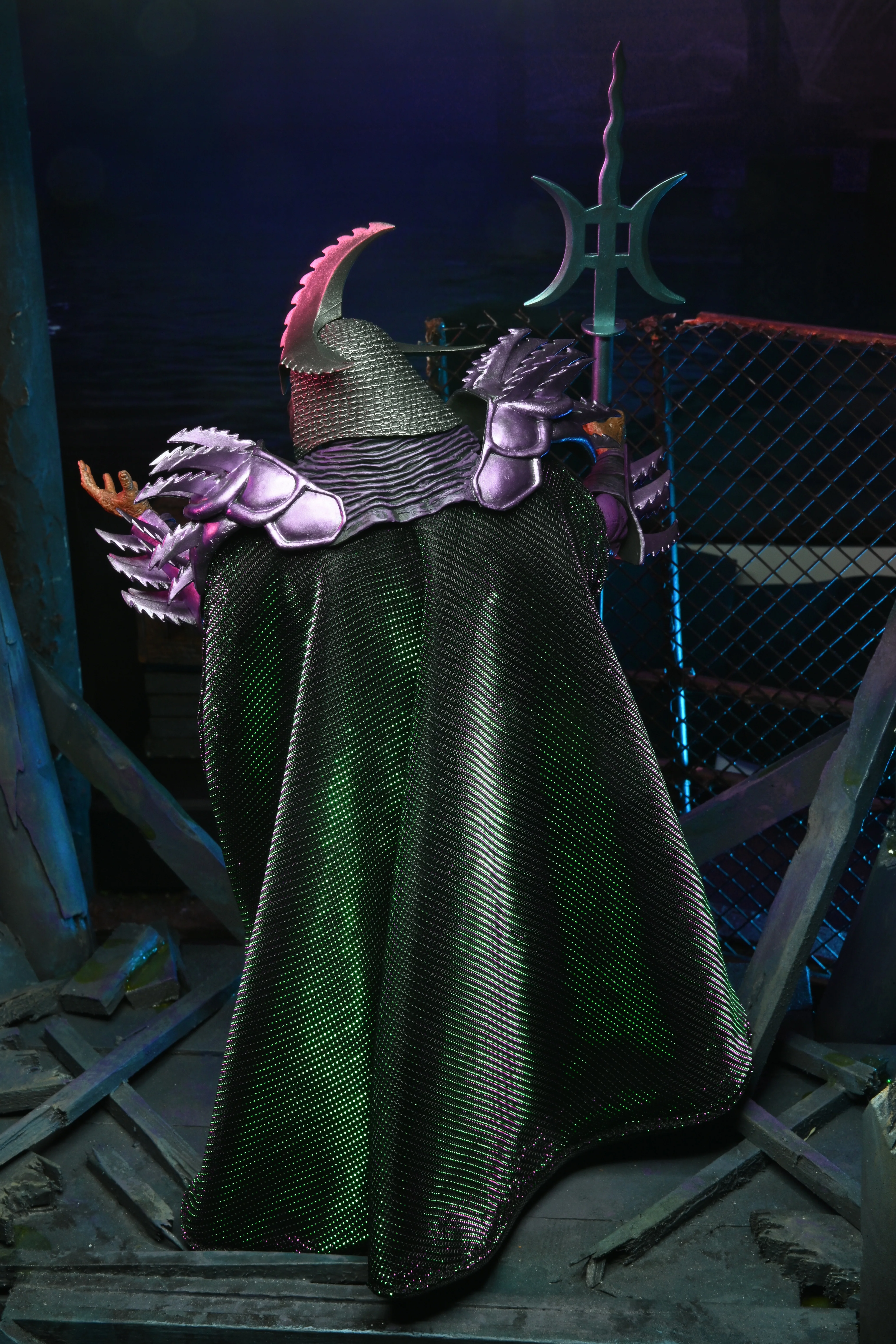 TMNT II: The Secret of the Ooze – 30th Anniversary Super Shredder (European Packaging Homage) 7" Scale Action Figure - Image 4