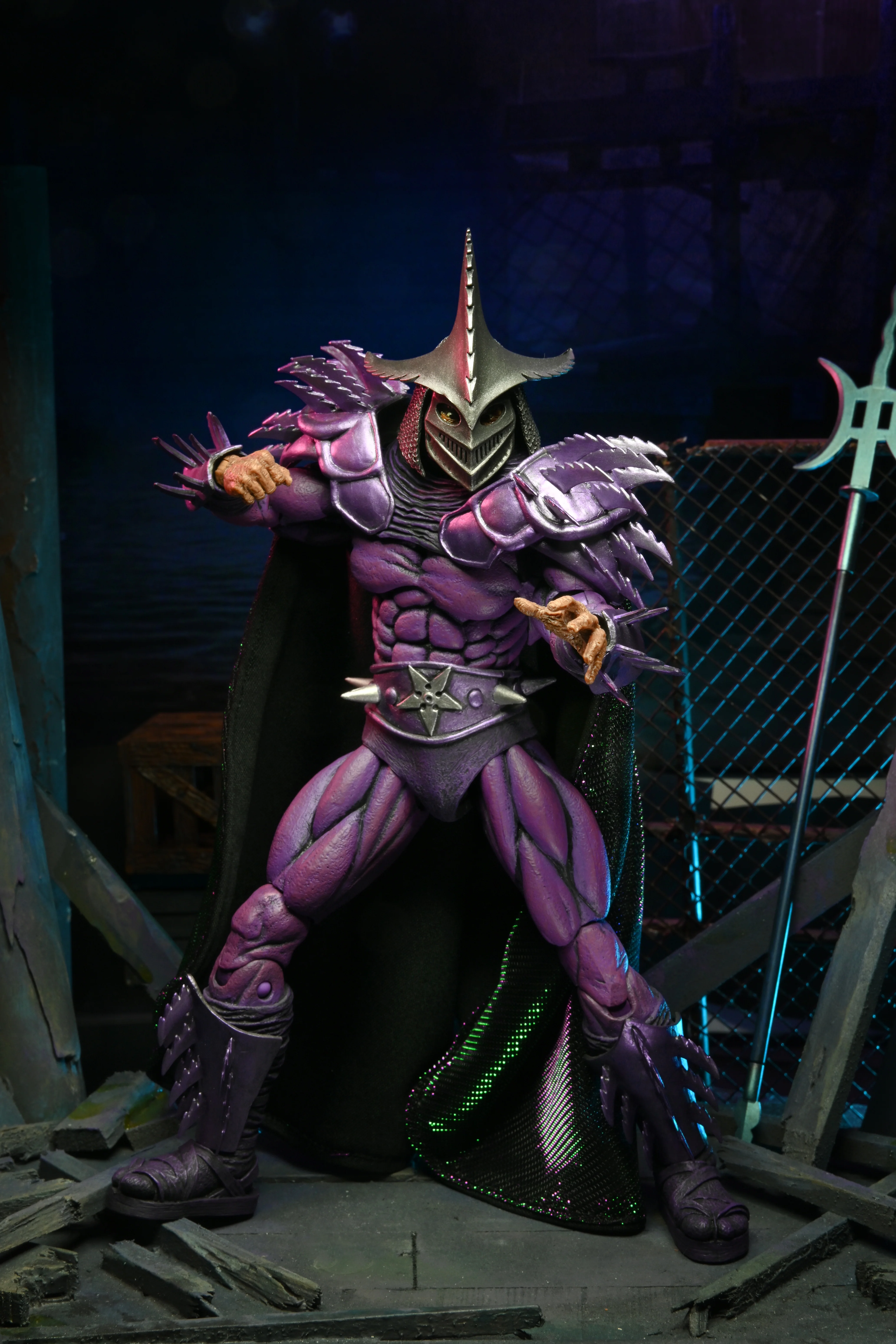 TMNT II: The Secret of the Ooze – 30th Anniversary Super Shredder (European Packaging Homage) 7" Scale Action Figure - Image 5