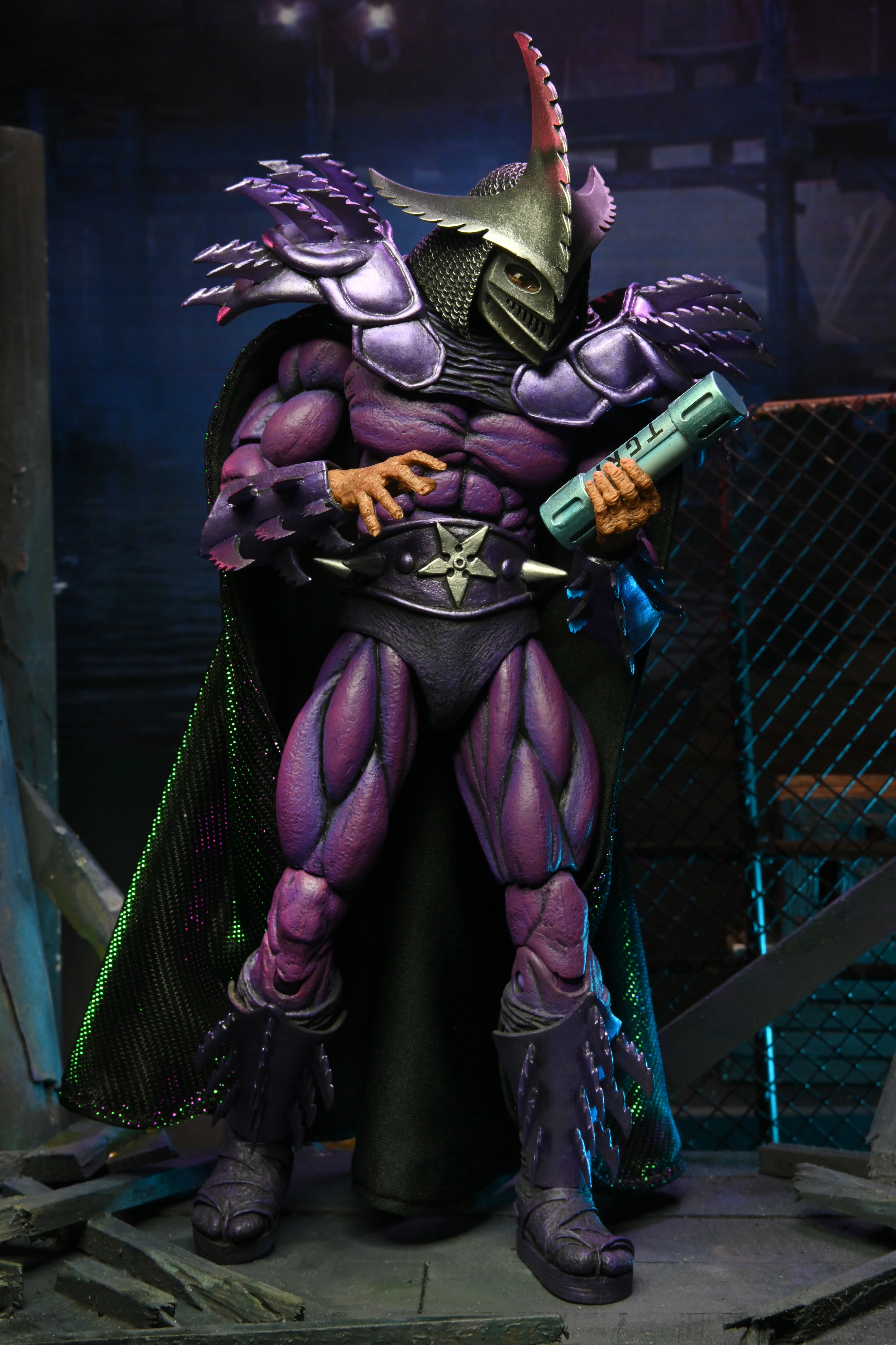 TMNT II: The Secret of the Ooze – 30th Anniversary Super Shredder (European Packaging Homage) 7" Scale Action Figure - Image 7