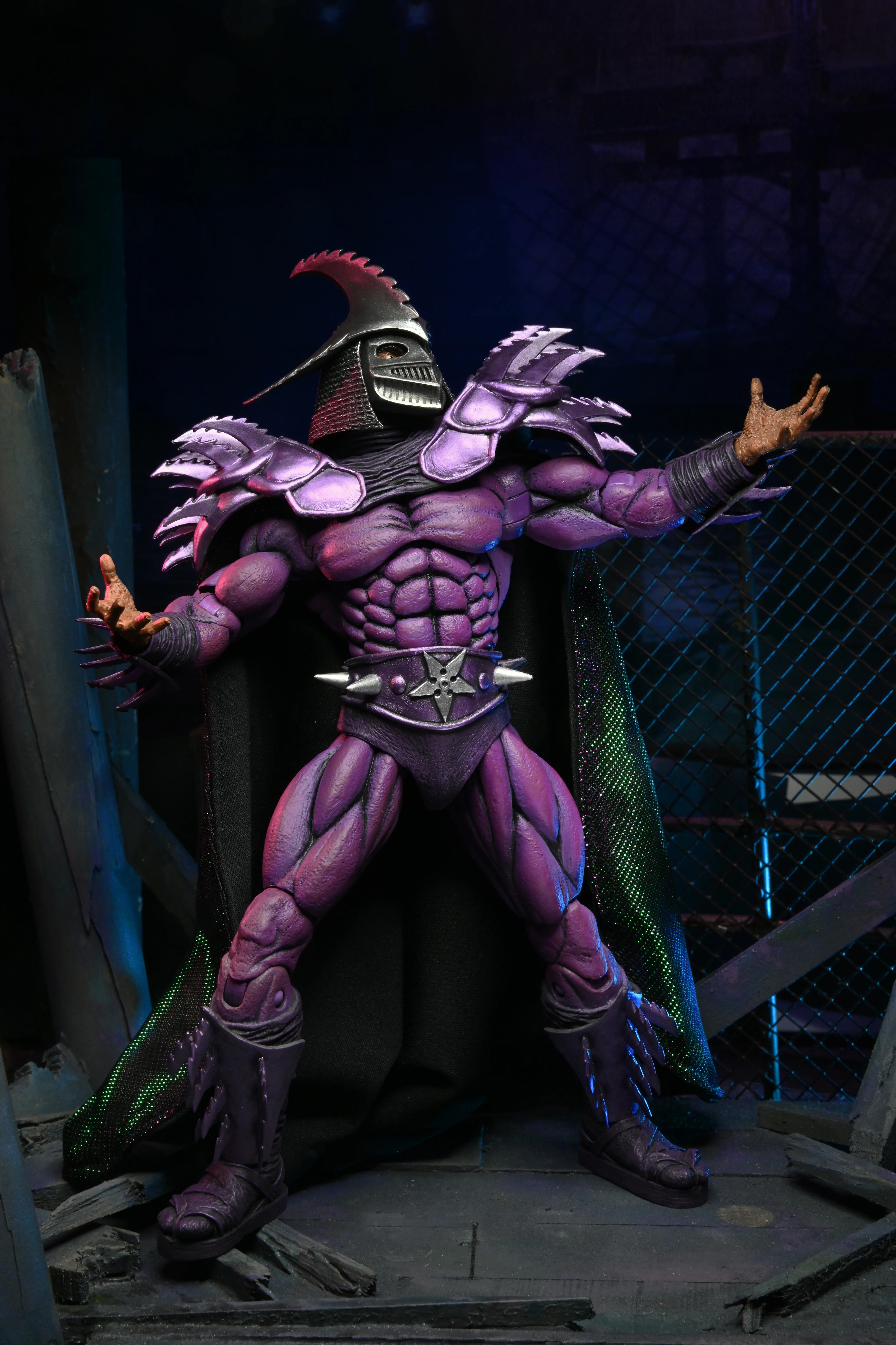 TMNT II: The Secret of the Ooze – 30th Anniversary Super Shredder (European Packaging Homage) 7" Scale Action Figure - Image 8