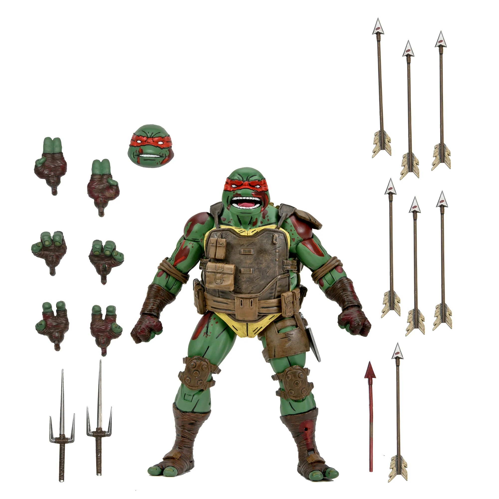 Teenage Mutant Ninja Turtles (The Last Ronin) - 7" Scale Action Figure - Ultimate First to Fall Raphael - Image 6