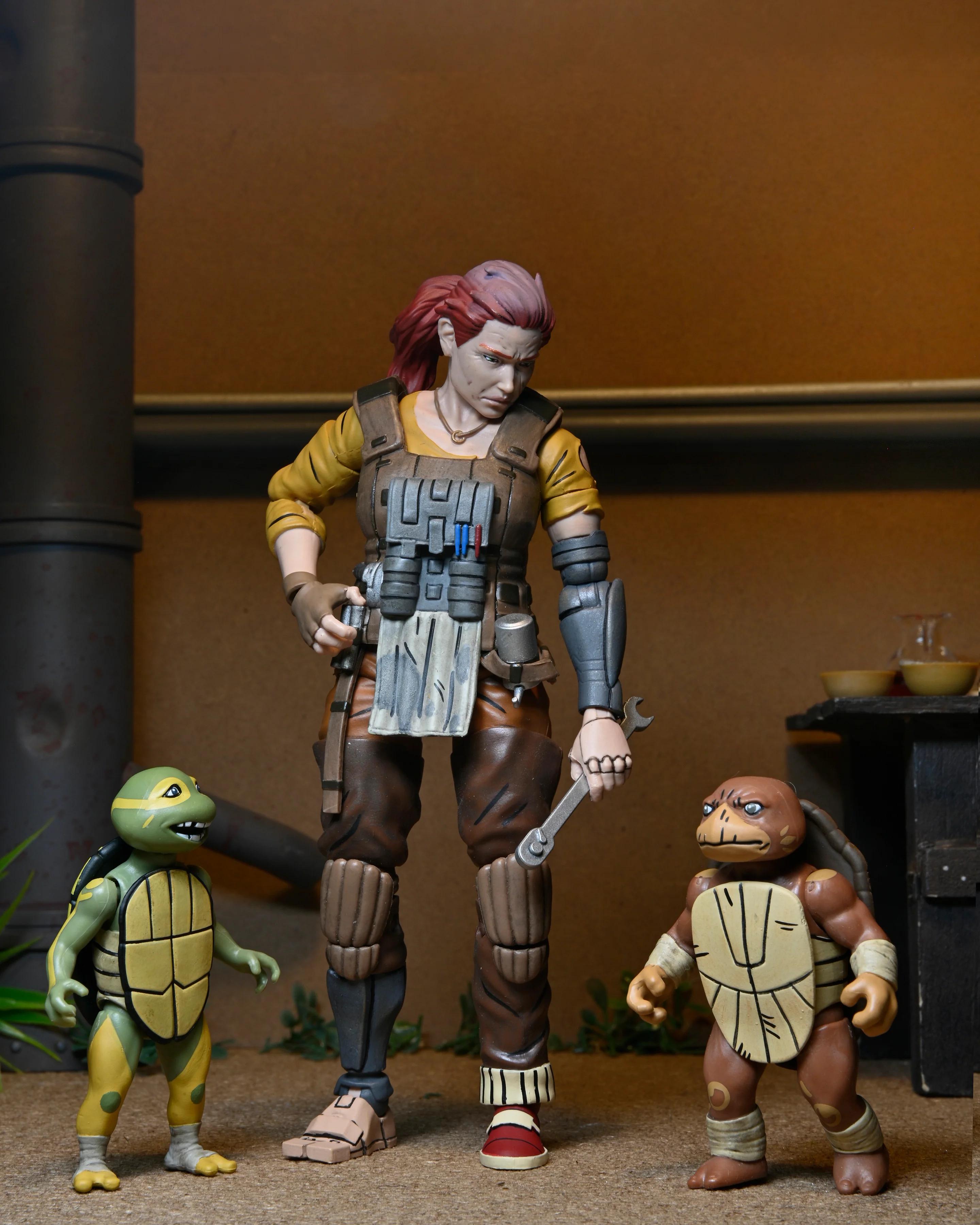 Teenage Mutant Ninja Turtles (The Last Ronin - The Lost Years) - Grammy April and Ultimate Casey Marie with Baby Turtles Yi, Moja, Odyn & Uno Action Figure Bundle - Image 12