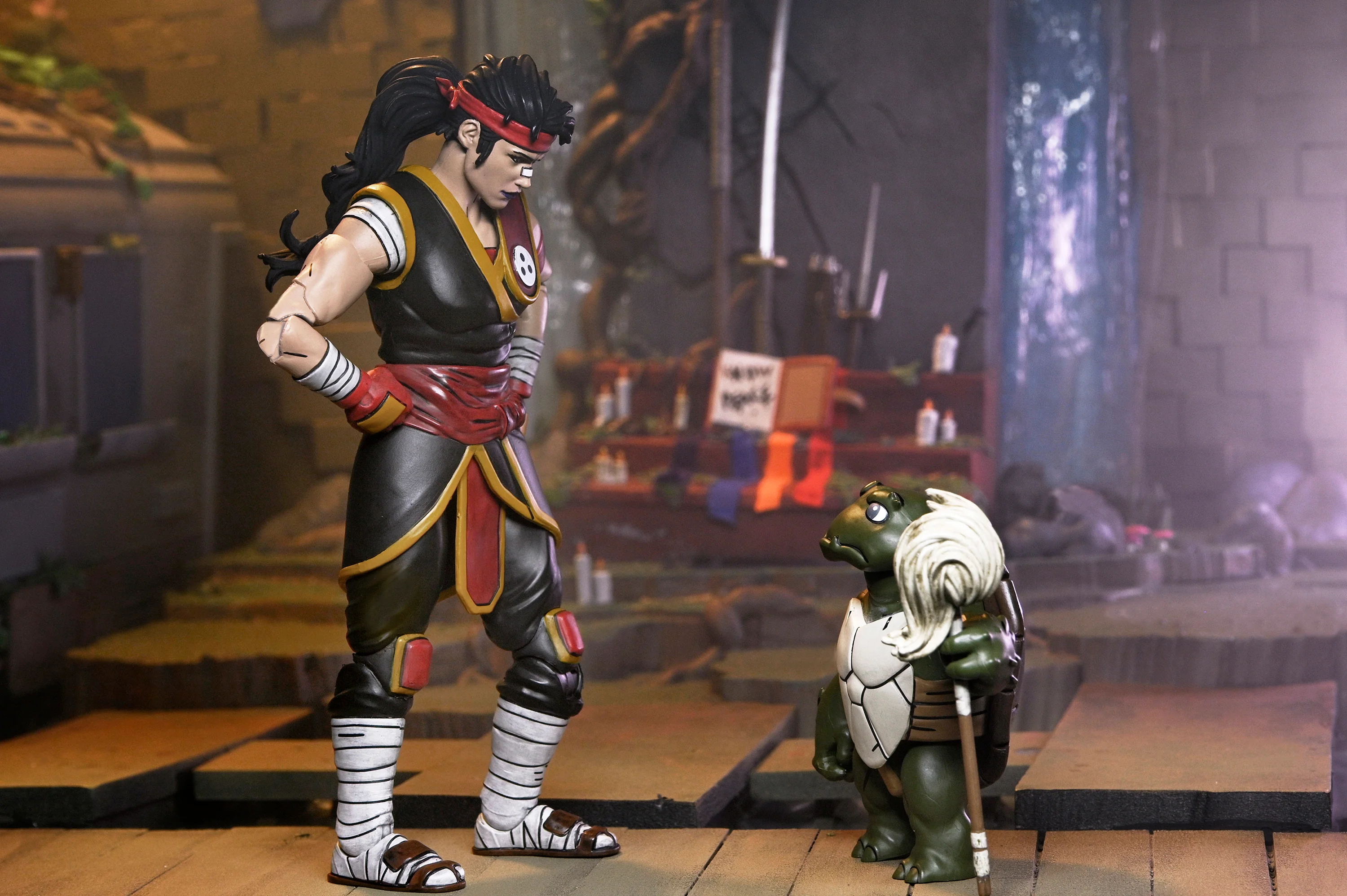 Teenage Mutant Ninja Turtles (The Last Ronin - The Lost Years) - Grammy April and Ultimate Casey Marie with Baby Turtles Yi, Moja, Odyn & Uno Action Figure Bundle - Image 17