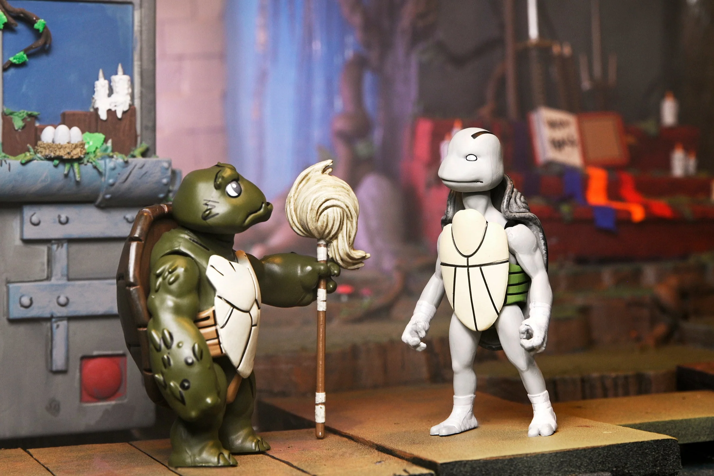 Teenage Mutant Ninja Turtles (The Last Ronin - The Lost Years) - Grammy April and Ultimate Casey Marie with Baby Turtles Yi, Moja, Odyn & Uno Action Figure Bundle - Image 18