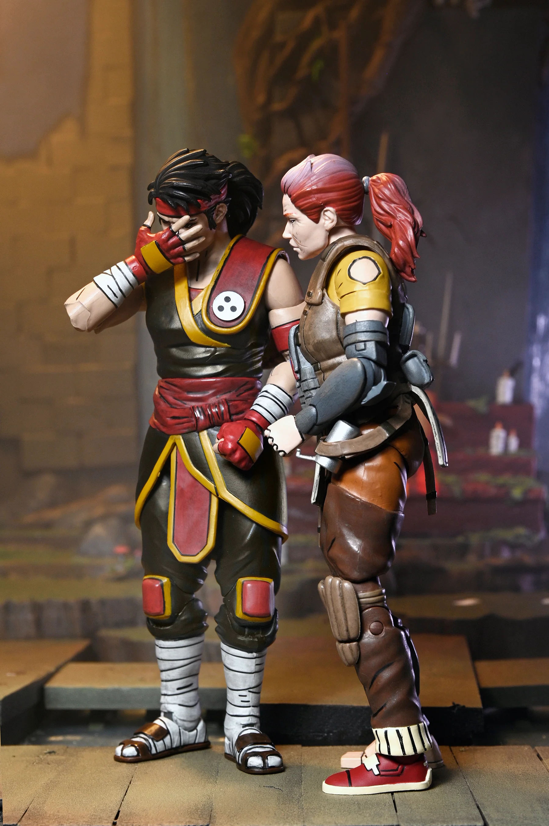 Teenage Mutant Ninja Turtles (The Last Ronin - The Lost Years) - Grammy April and Ultimate Casey Marie with Baby Turtles Yi, Moja, Odyn & Uno Action Figure Bundle - Image 2
