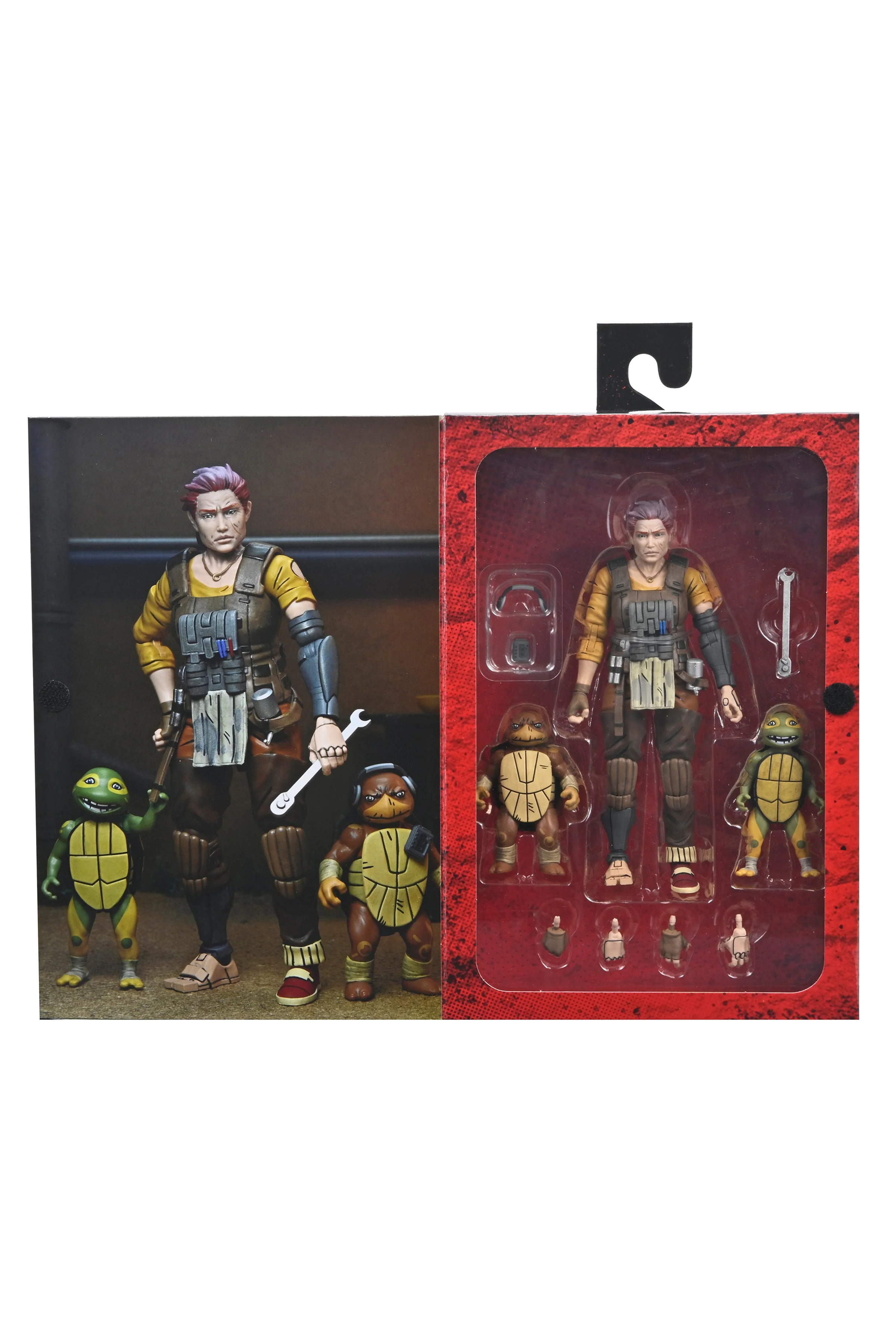 Teenage Mutant Ninja Turtles (The Last Ronin - The Lost Years) - Grammy April and Ultimate Casey Marie with Baby Turtles Yi, Moja, Odyn & Uno Action Figure Bundle - Image 22