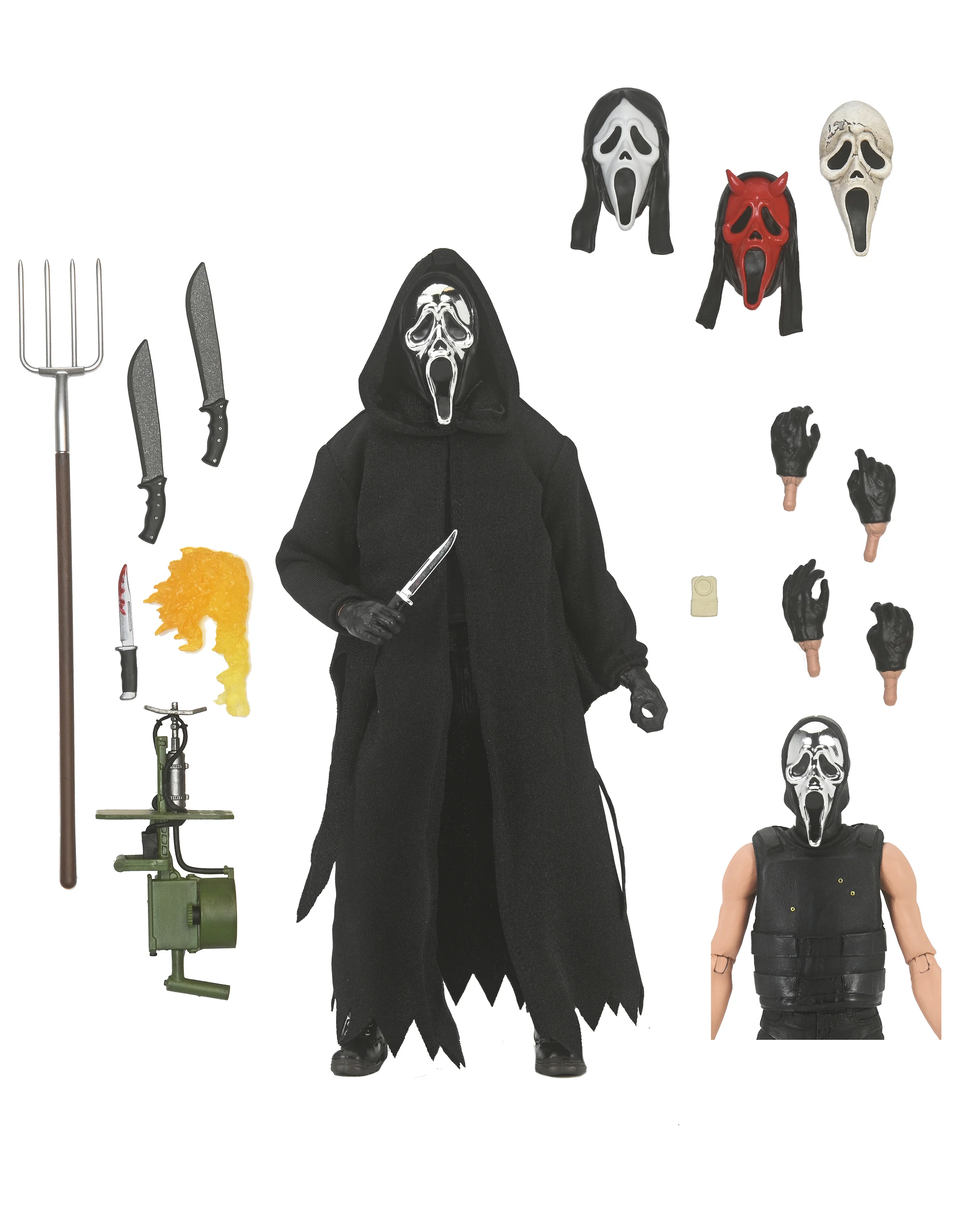 Ghost Face - Ultimate Ghost Face Inferno 7” Scale Action Figure - Image 3