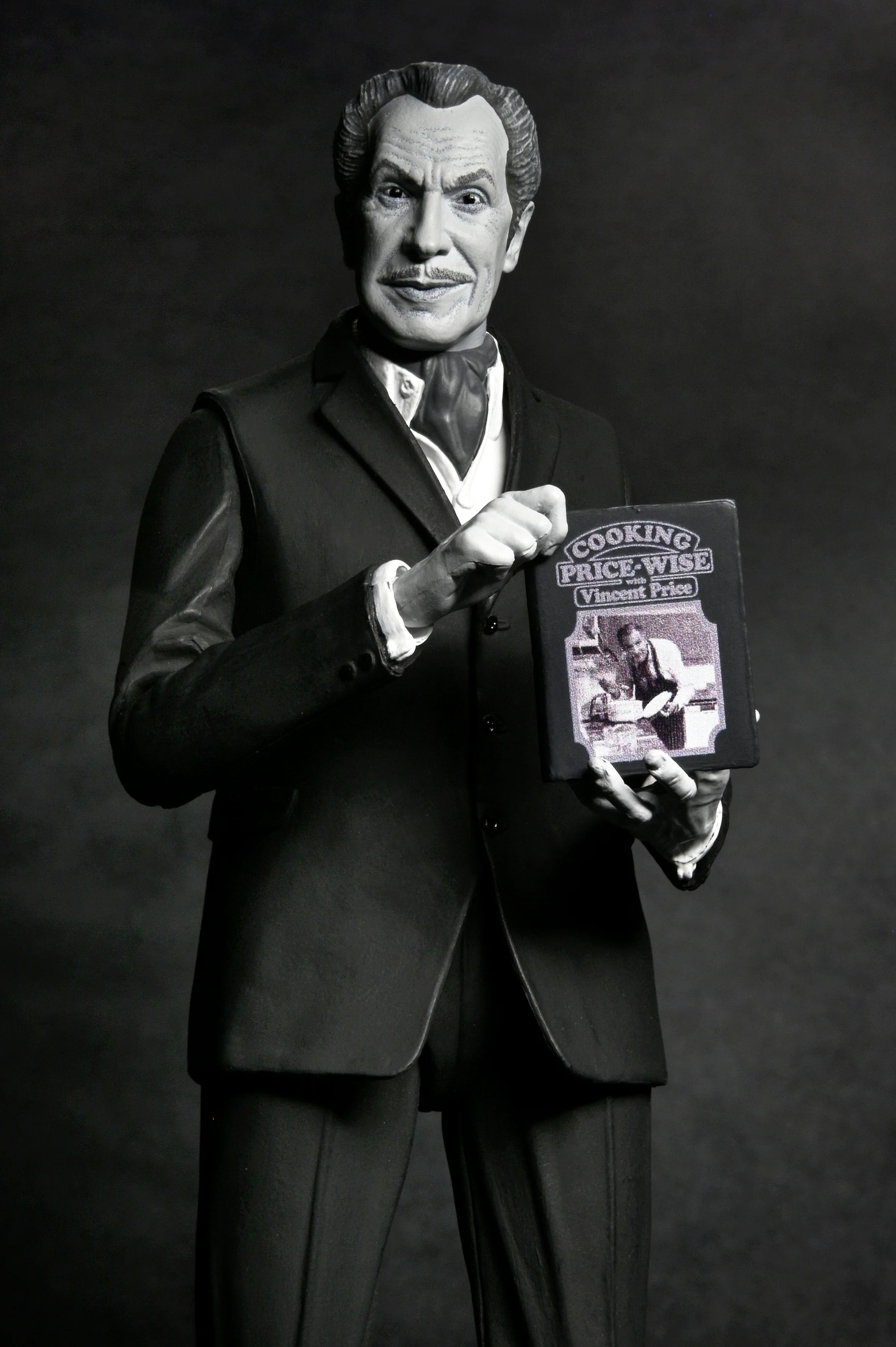Ultimate Vincent Price 7" Scale Action Figure (Black & White) - Image 4
