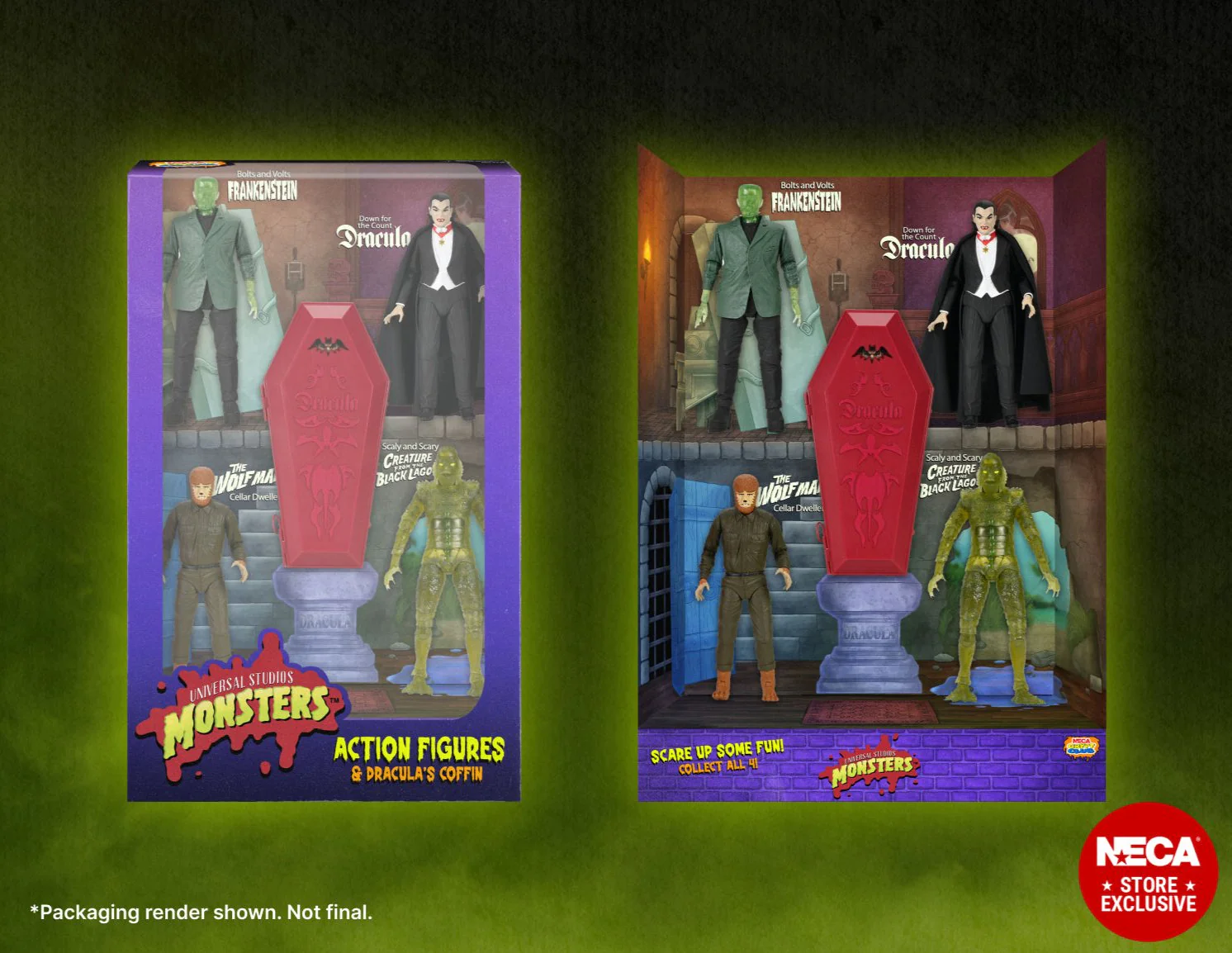 Universal Monsters - Crypt Club 7” Scale Action Figure 4-Pack - Image 2