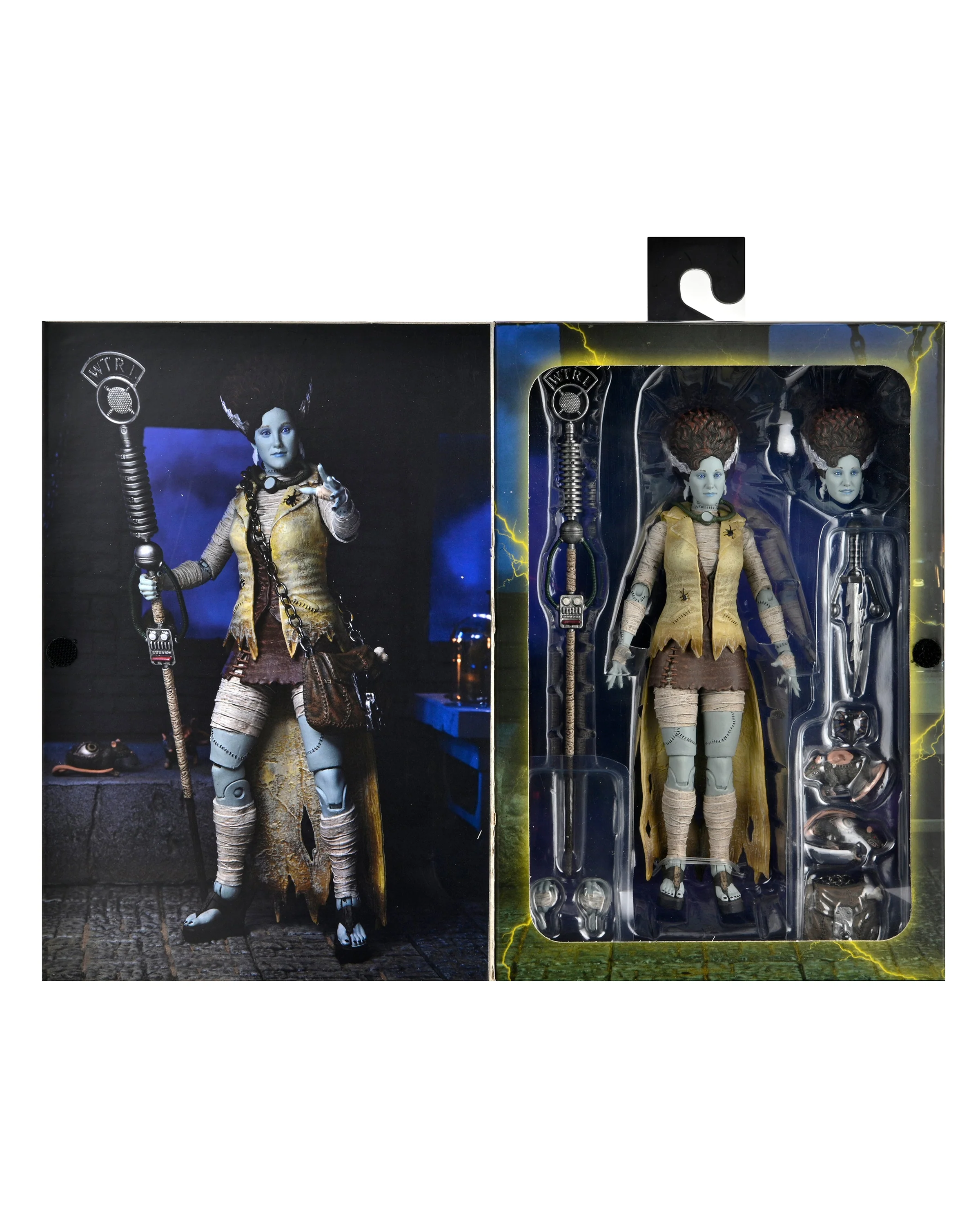 Universal Monsters x Teenage Mutant Ninja Turtles - April as The Bride of Frankenstein 7” Scale Action Figure - Image 17