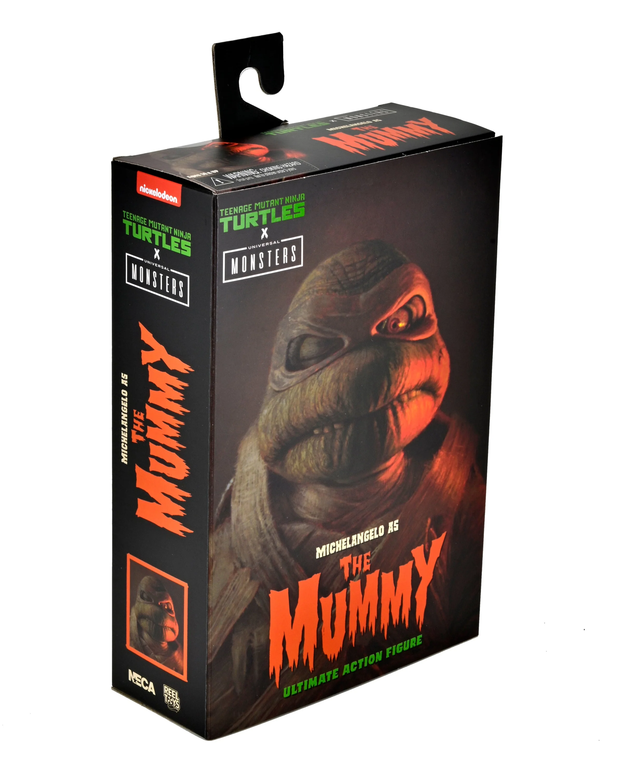 Universal Monsters x Teenage Mutant Ninja Turtles - Michelangelo as The Mummy 7” Scale Action Figure - Image 10