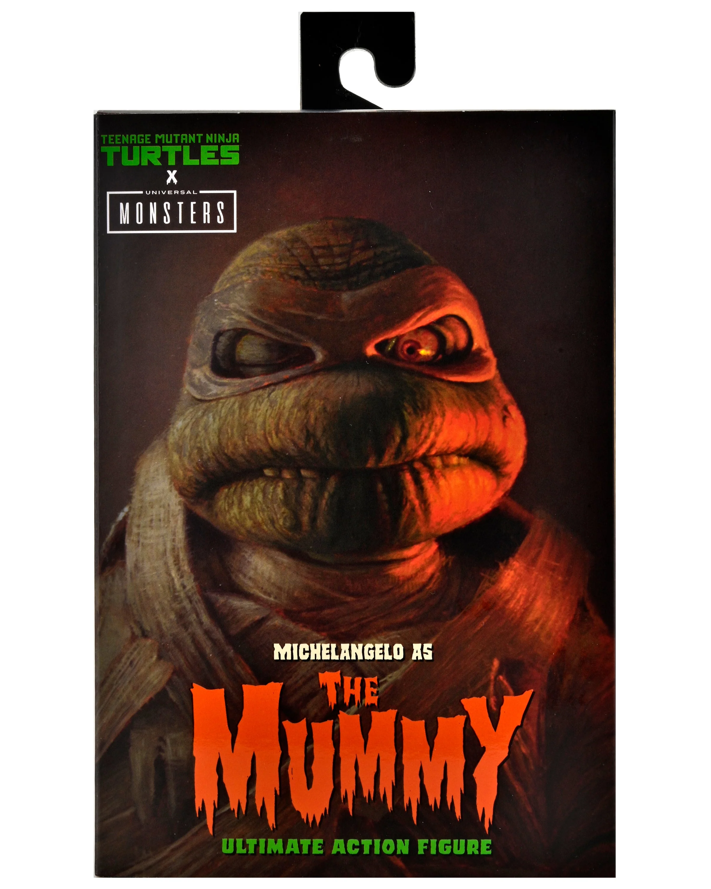 Universal Monsters x Teenage Mutant Ninja Turtles - Michelangelo as The Mummy 7” Scale Action Figure - Image 8