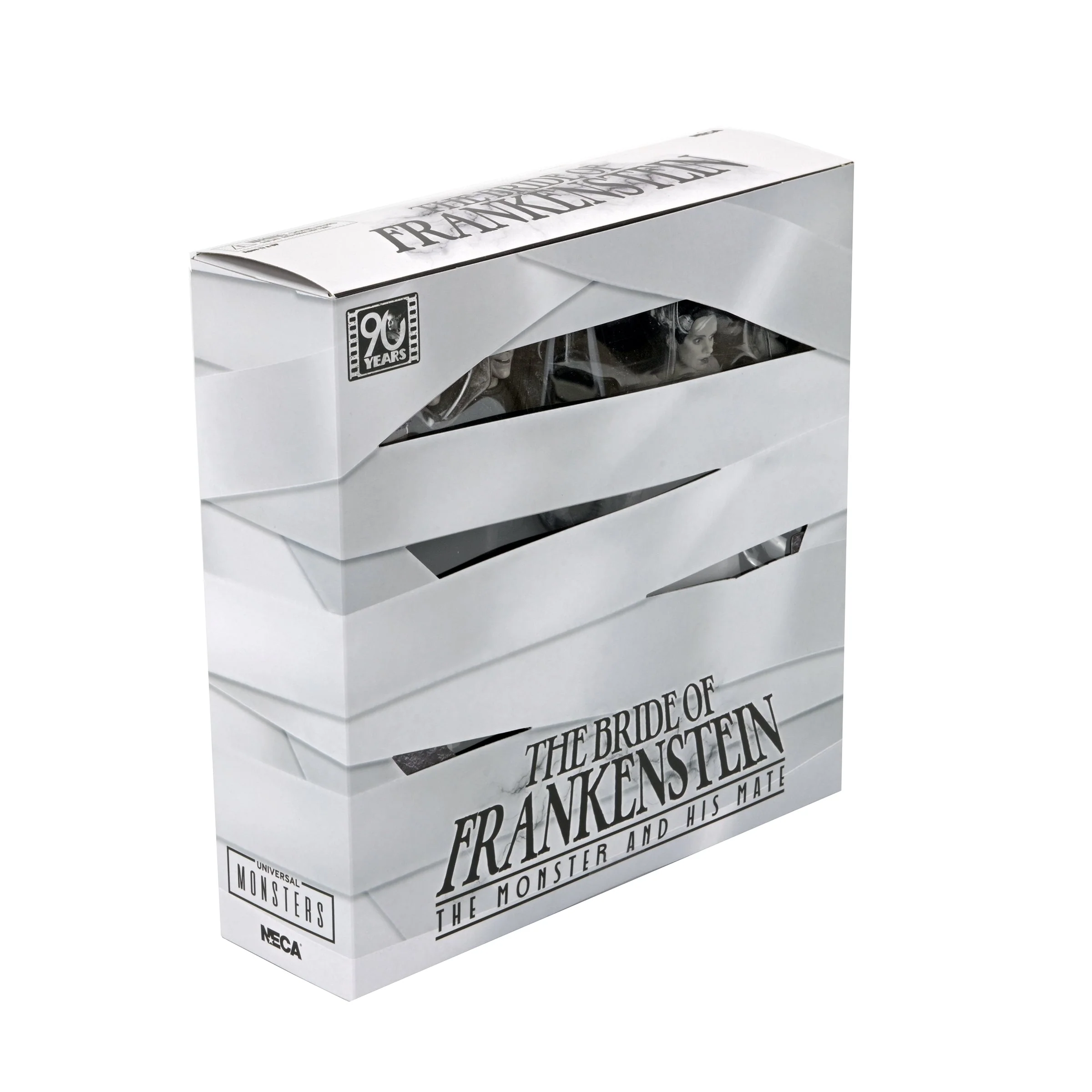 Universal Monsters - The Bride of Frankenstein 90th Anniversary The Monster and His Mate 7" Scale Action Figure 2-Pack (Black & White) - Image 14