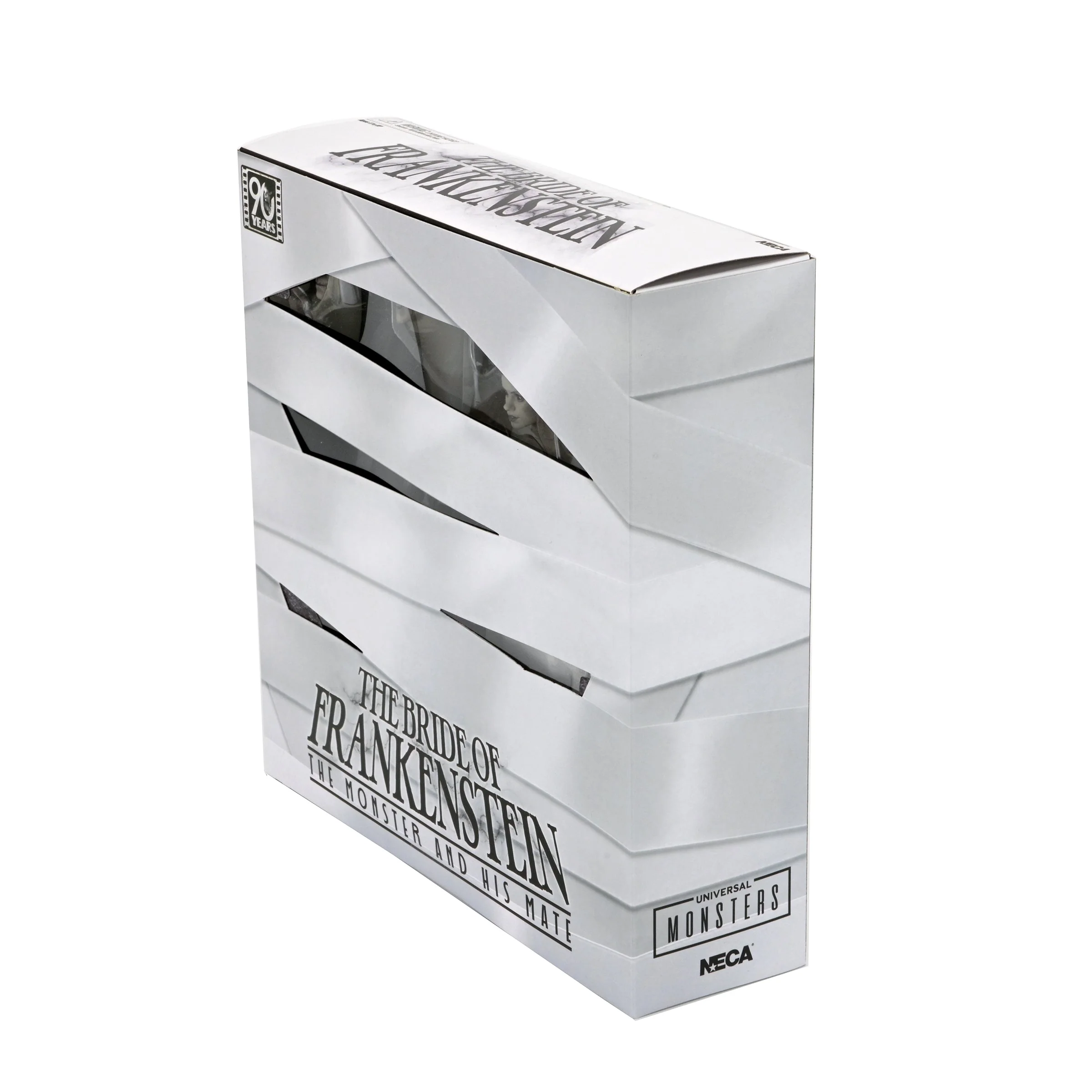 Universal Monsters - The Bride of Frankenstein 90th Anniversary The Monster and His Mate 7" Scale Action Figure 2-Pack (Black & White) - Image 15
