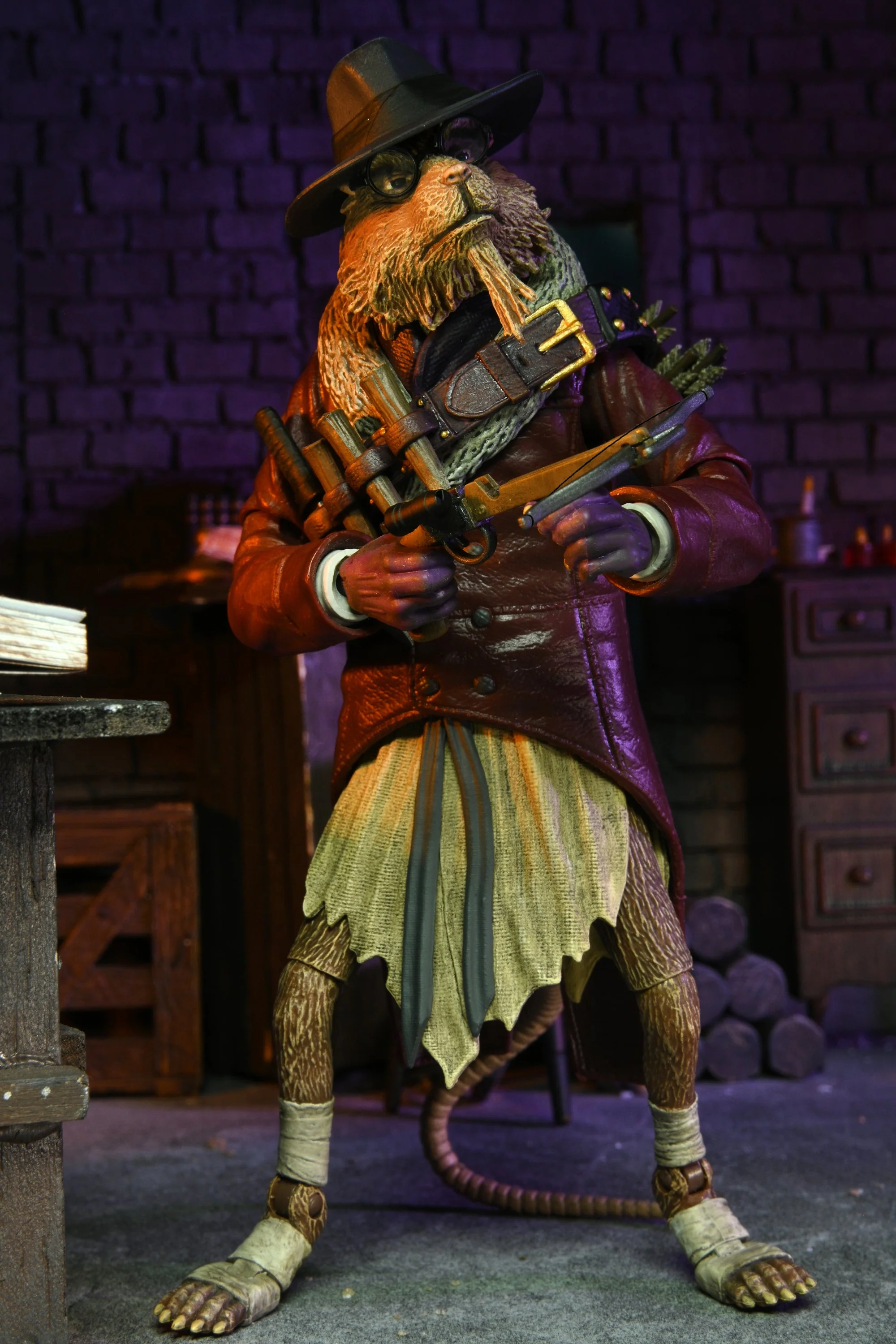 Universal Monsters x Teenage Mutant Ninja Turtles - Shredder as Dracula and Splinter as Van Helsing 7" Scale Action Figure Bundle - Image 2