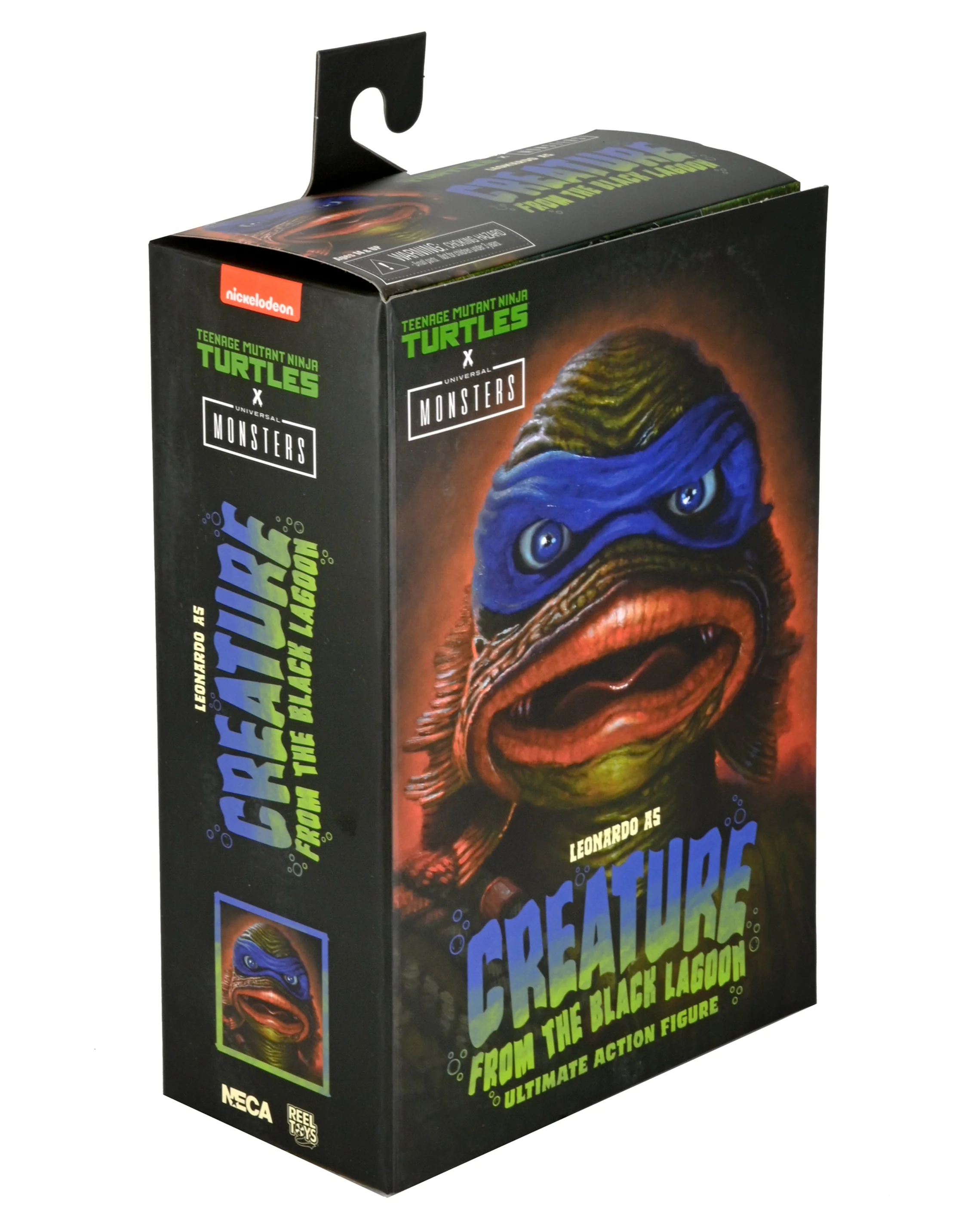 Universal Monsters x Teenage Mutant Ninja Turtles – Ultimate Leonardo as the Creature 7” Scale Action Figure - Image 15