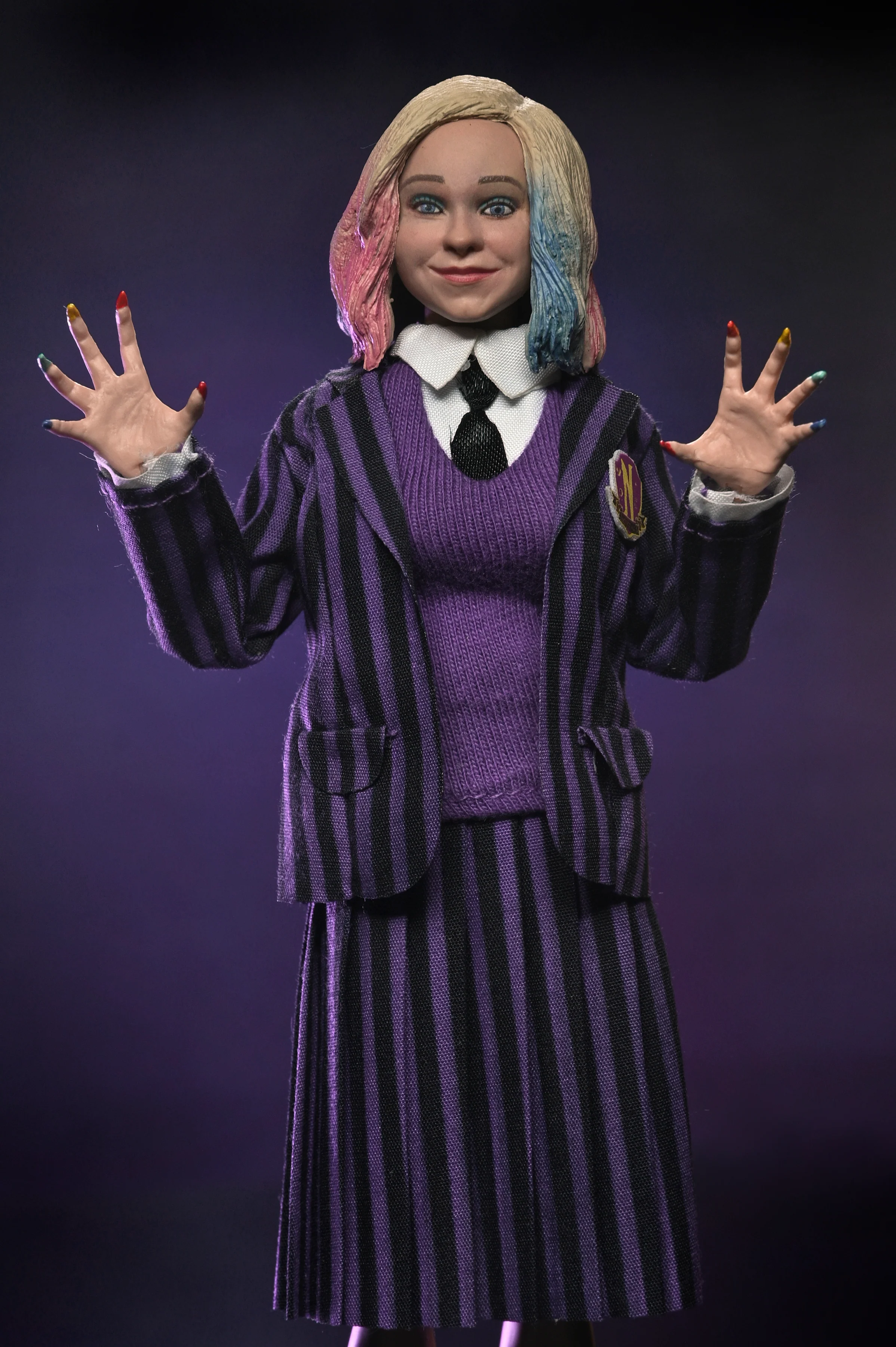 Wednesday - Wednesday Addams (Nevermore Uniform) and Enid 8" Clothed Action Figure 2-Pack - Image 3