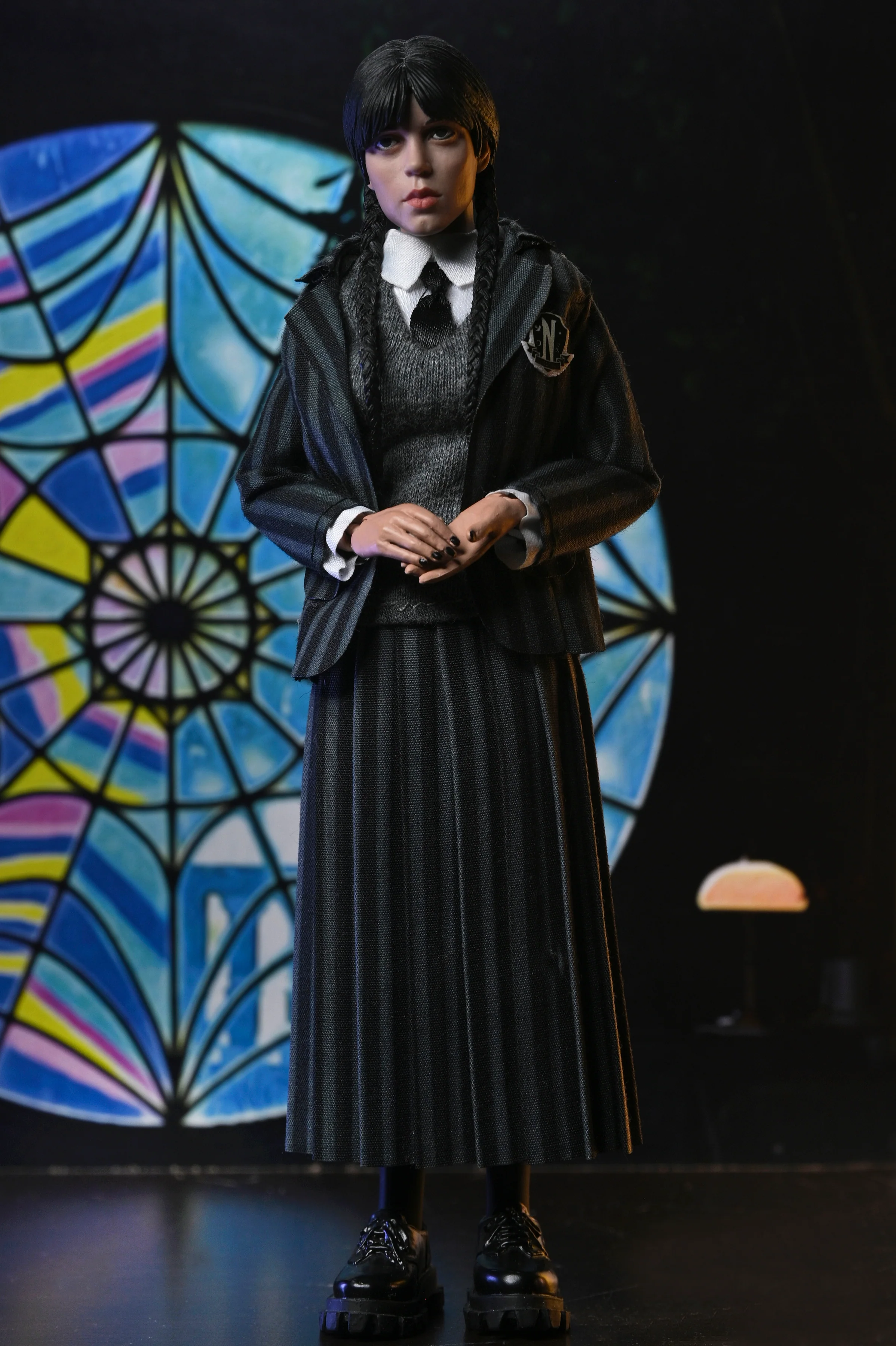 Wednesday - Wednesday Addams (Nevermore Uniform) and Enid 8" Clothed Action Figure 2-Pack - Image 4