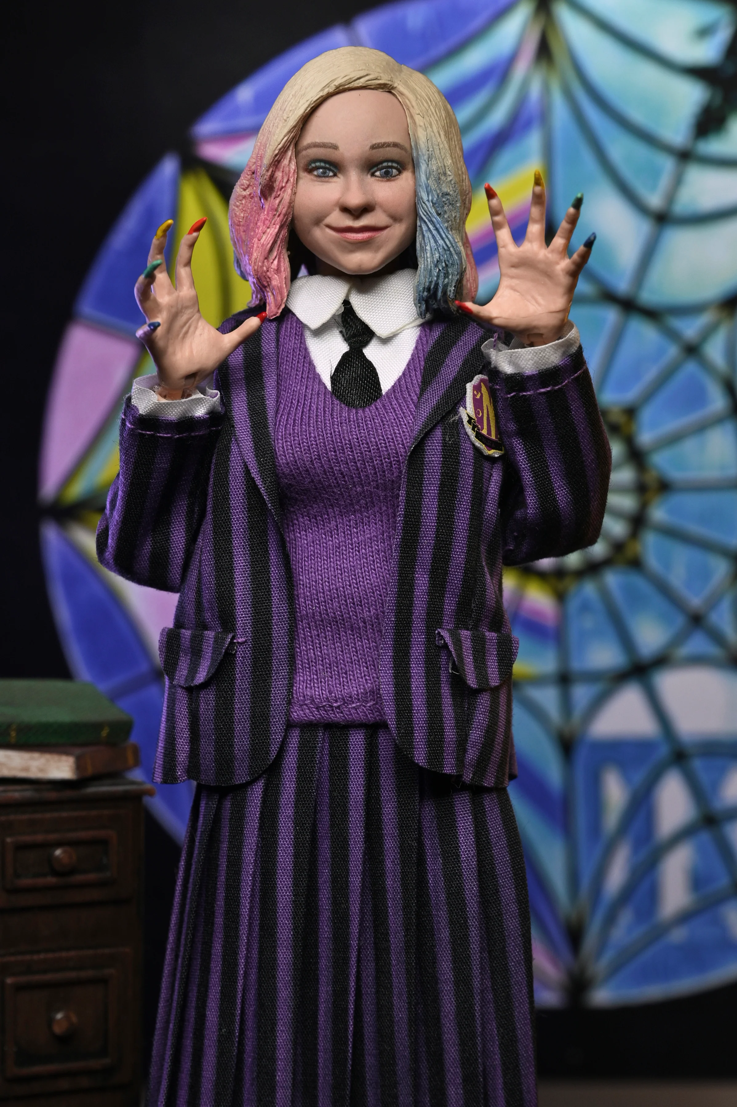 Wednesday - Wednesday Addams (Nevermore Uniform) and Enid 8" Clothed Action Figure 2-Pack - Image 7